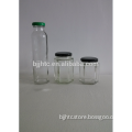 small hexagon glass bottle
